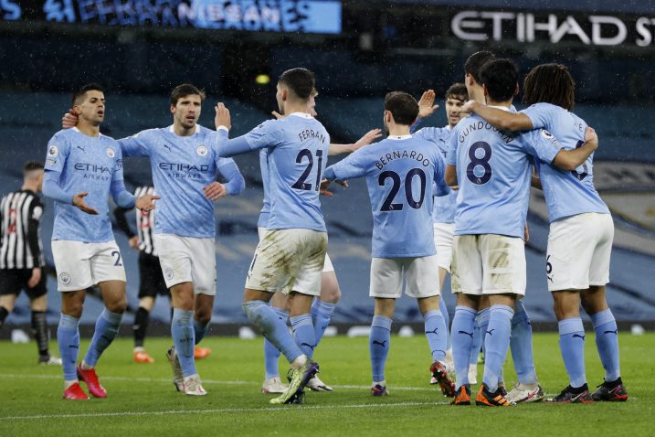 Slavlje nogometaša Manchester Cityja/Foto REUTERS