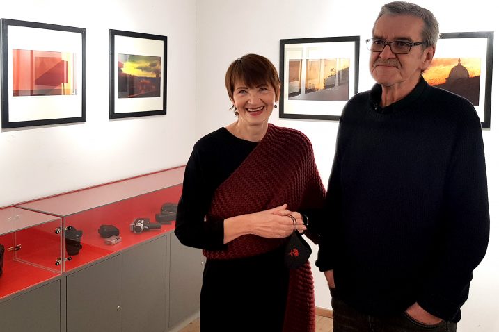 Tanja Frančišković i Boris Toman na otvorenju izložbe / Foto MARKO GRACIN