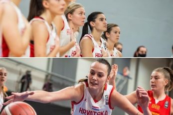 Mia Mašić i Andrijana Cvitković/Foto FIBA