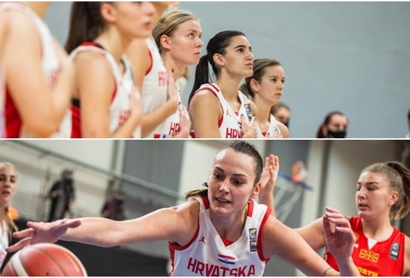 Mia Mašić i Andrijana Cvitković/Foto FIBA