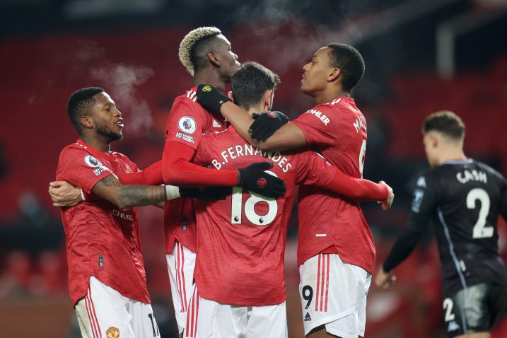 Bruno Fernandes u siugrači slave pobjednički pogodak/Foto REUTERS