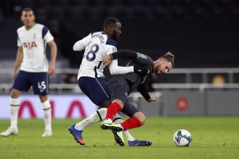 Tanguy Ndombele (Tottenham) i Emiliano Marcondes (Brentford)/Foto REUTERS