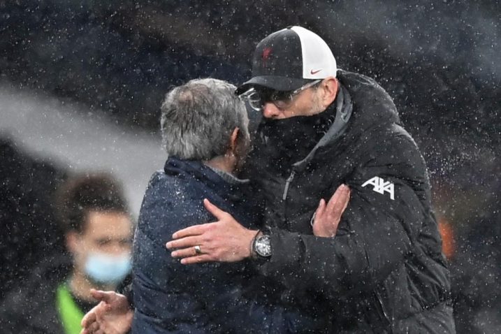 Jose Mourinho i Juergen Klopp/Foto REUTERS