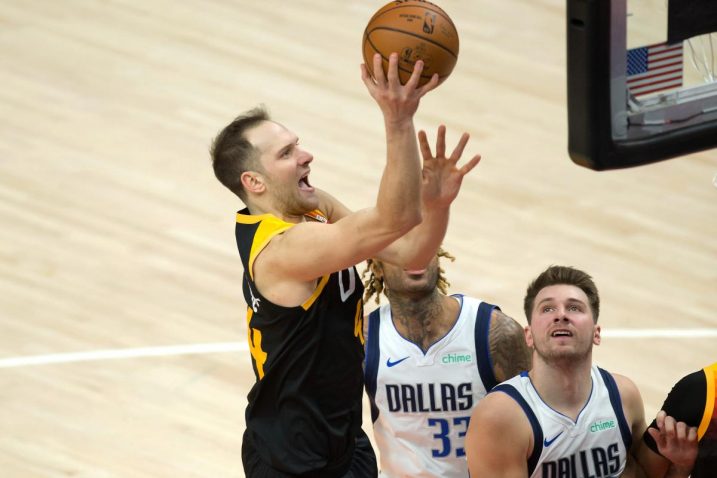 Bojan Bogdanović i Luka Dončić/Foto: REUTERS