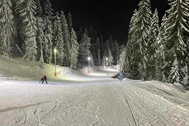 Noćno skijanje na Jahorini / Snimio čitatetlj