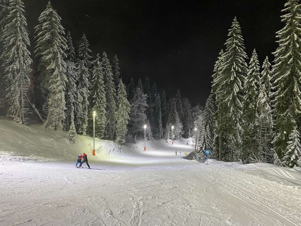 Noćno skijanje na Jahorini / Snimio čitatetlj