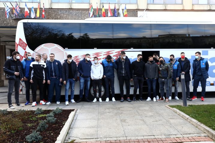 Rukometna reprezenacija uoči polaska za Poreč/Foto PIXSELL