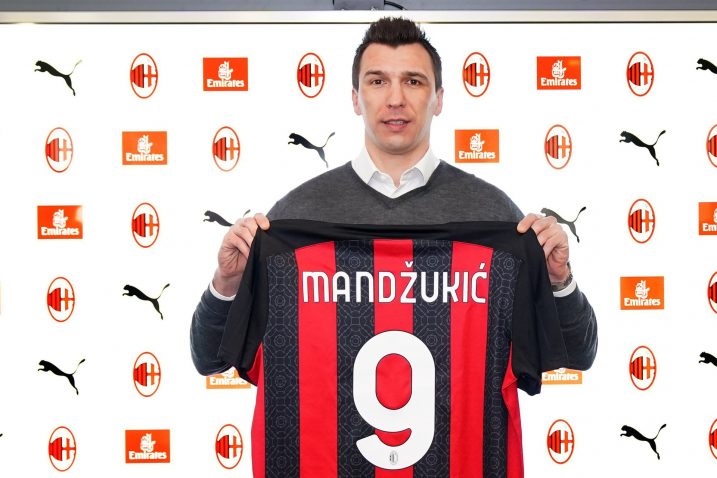 Mario Mandžukić/Foto: acmilan.com