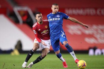 Richarlison i Mason Greenwood u duelu/Foto: REUTERS