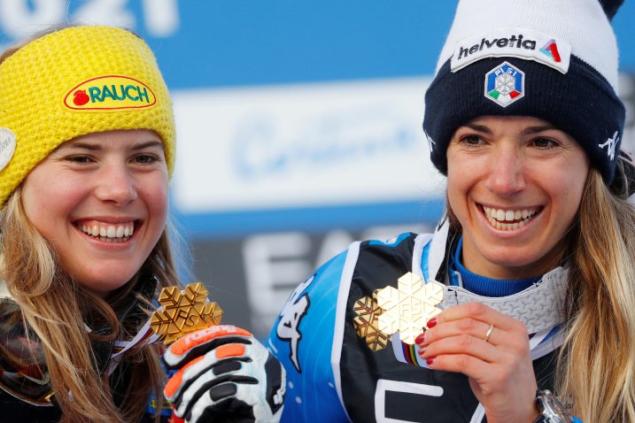 Katharina Liensberger i Marta Bassino/Foto REUTERS