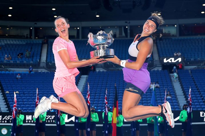 Elise Mertens i Aryna Sabalenka/Foto REUTERS