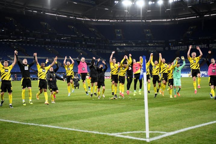 Igrači Borussije Dortmund nakon utakmice/Foto REUTERS