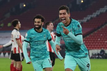 Roberto Firmino i Mo Salah/Foto: REUTERS