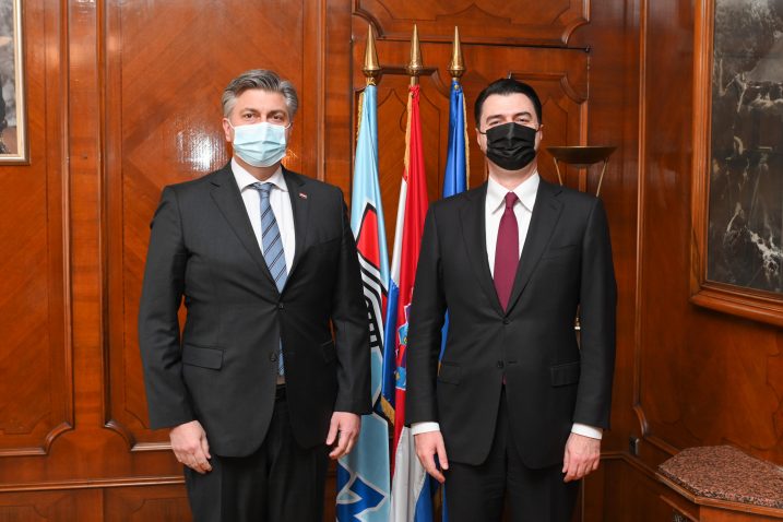 Andrej Plenkovic i Lulzim Basha