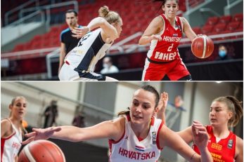 Mia Mašić i Andrijana Cvitković/Foto FIBA