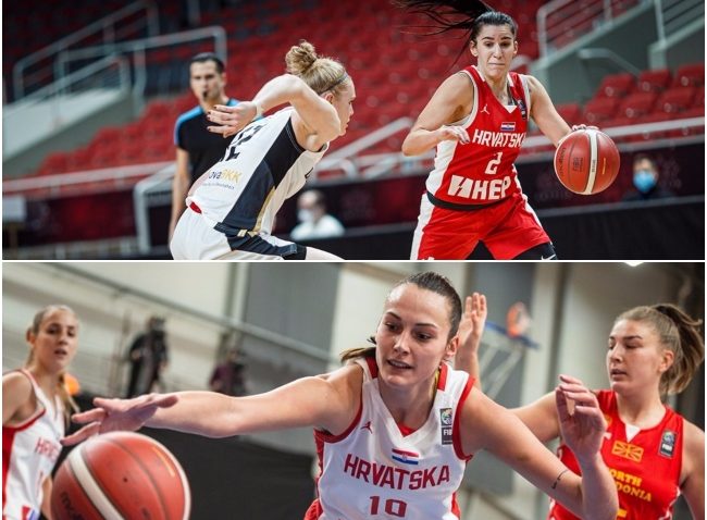 Mia Mašić i Andrijana Cvitković/Foto FIBA