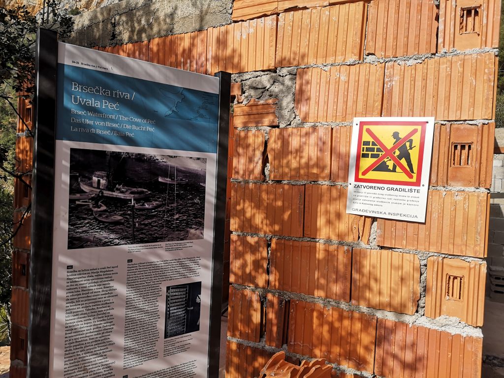 Inspekcija zatvorila gradilište u uvali Peć / Foto MA. KIRIGIN