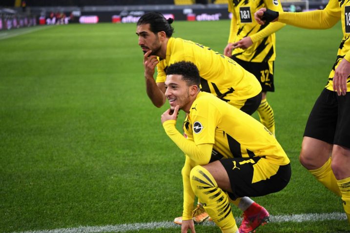 Jadon Sancho i Emre Can/Foto REUTERS