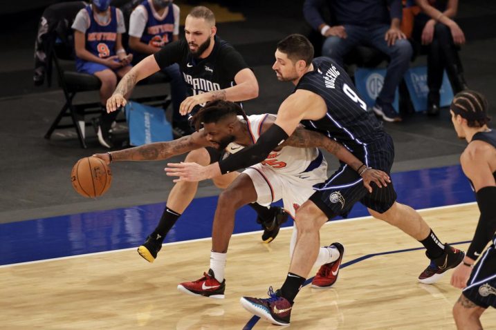 Evan Fournier i Nikola Vučević/Foto: REUTERS