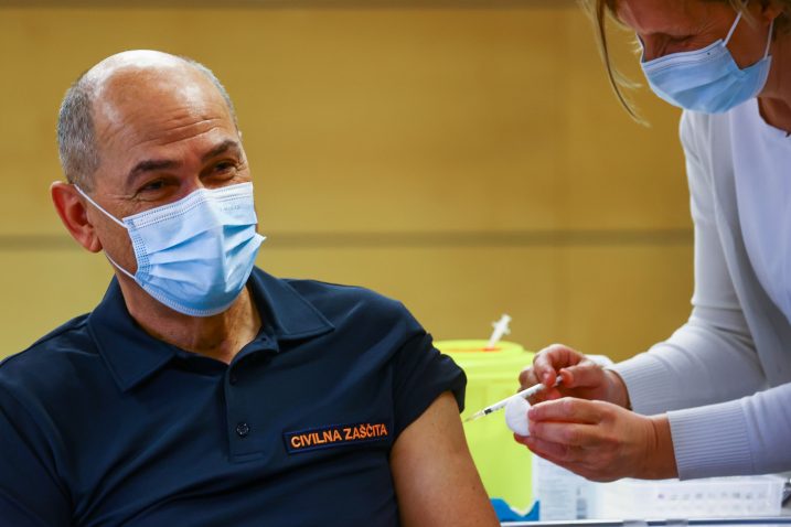 Janez Janša nedavno se cijepio protiv koronavirusa / REUTERS