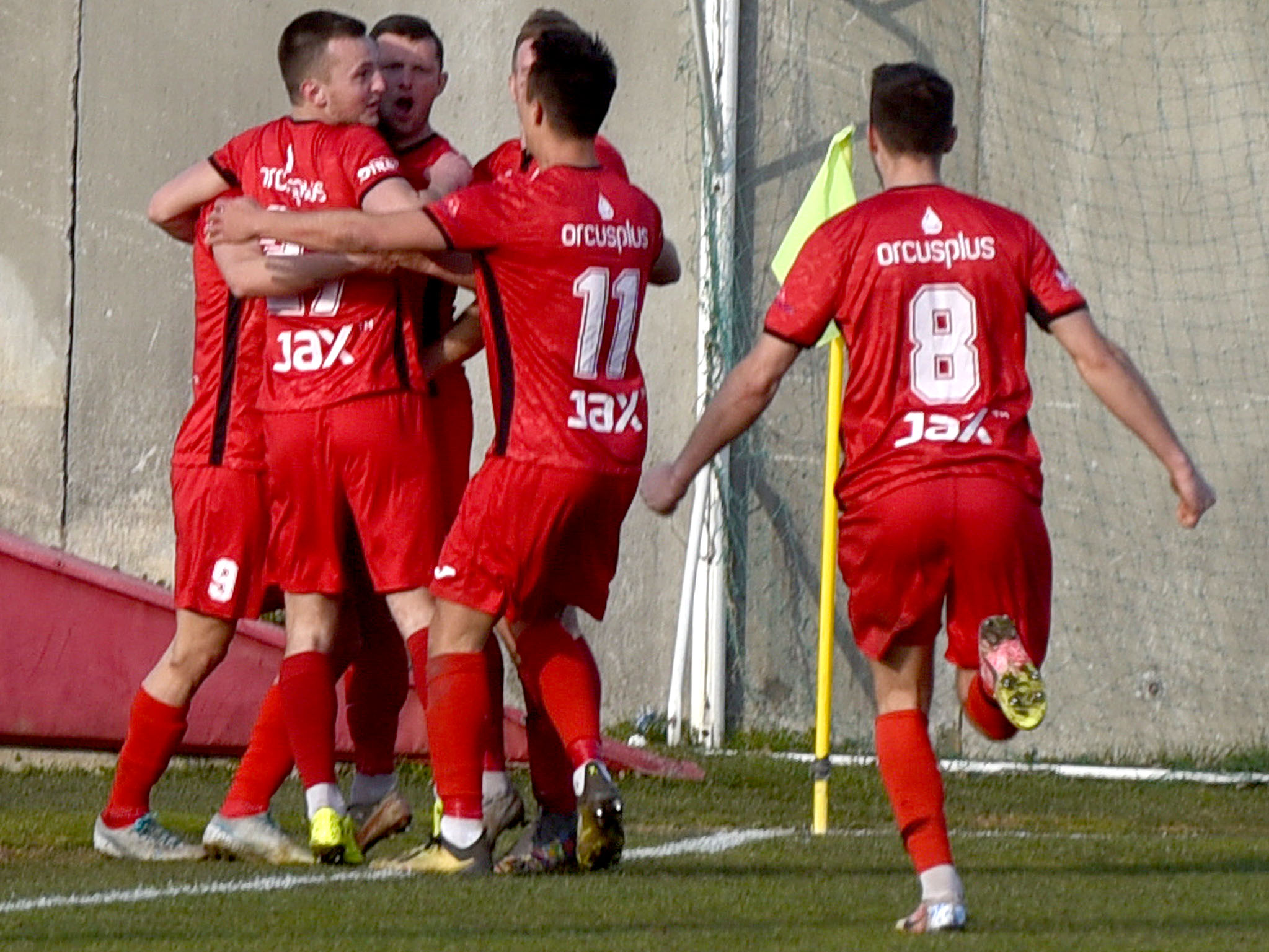 Radost Grobničana nakon pogotka/M. GRACIN