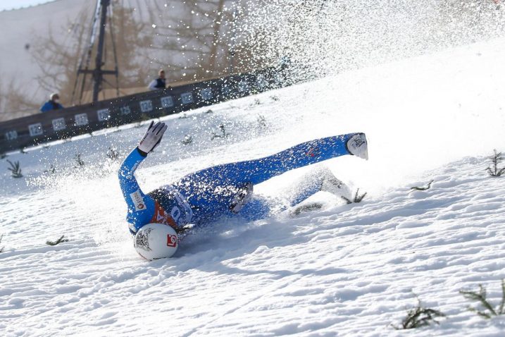Daniel Andre Tande u padu/Foto: REUTERS