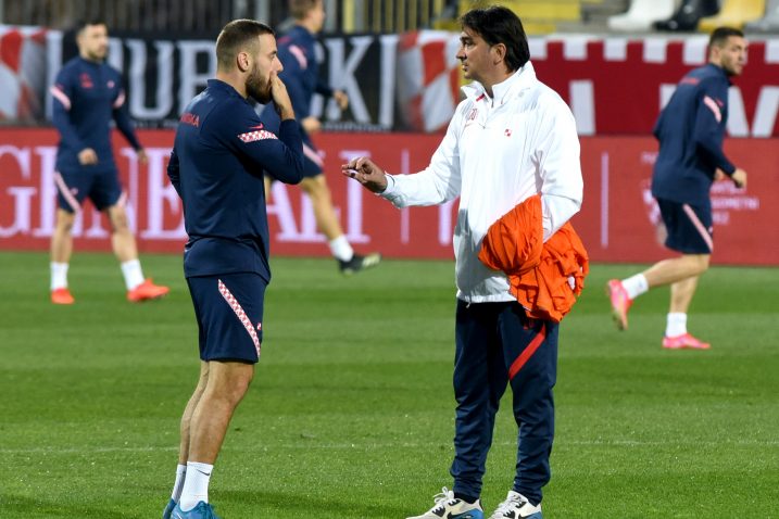 Nikola Vlašić i Zlatko Dalić/Foto: M. GRACIN