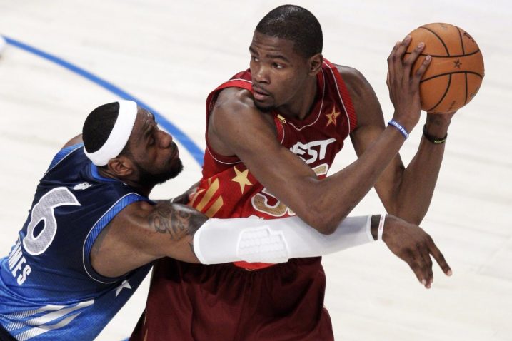 LeBron James i Kevin Durant/Foto: REUTERS