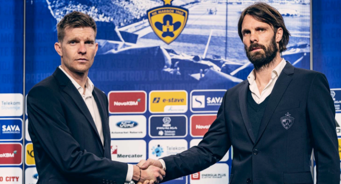 Simon Rožman i sportski direktor Maribora Marko Šuler/Foto NK Maribor