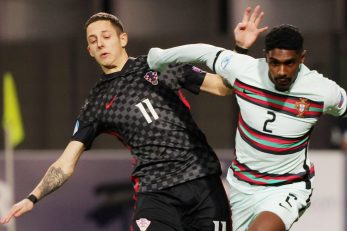 Domagoj Bradarić tijekom nedavnog EURO-a i ogleda protiv Portugala/Foto REUTERS