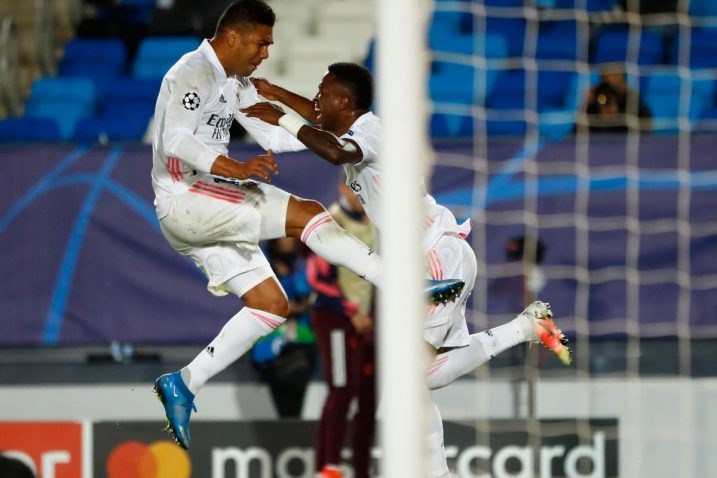 Vinicius Junior i Casemiro/Foto REUTERS
