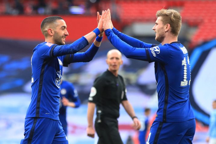 Hakim Ziyech i Timo Werner/Foto REUTERS
