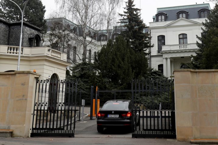 Rusko veleposlanstvo u Pragu, foto: REUTERS/David W Cerny