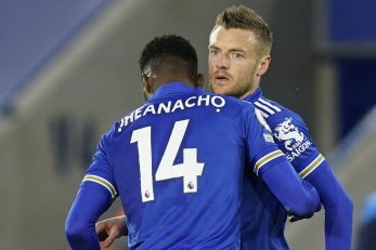 Jamie Vardy i Kelechi Iheanacho/Foto REUTERS