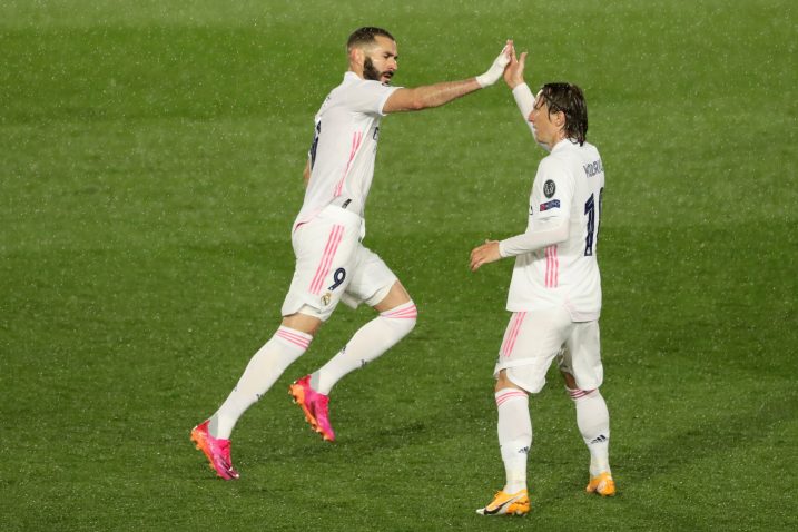 Karim Benzema i Luka Modrić/Foto REUTERS