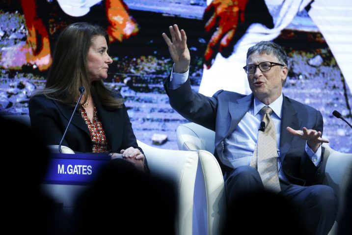 Melinda i Bill Gates pričaju o svojoj viziji budućnosti u Davosu / Foto Reuters