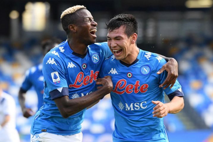 Hirving Lozano i Victor Osimhen/Foto REUTERS
