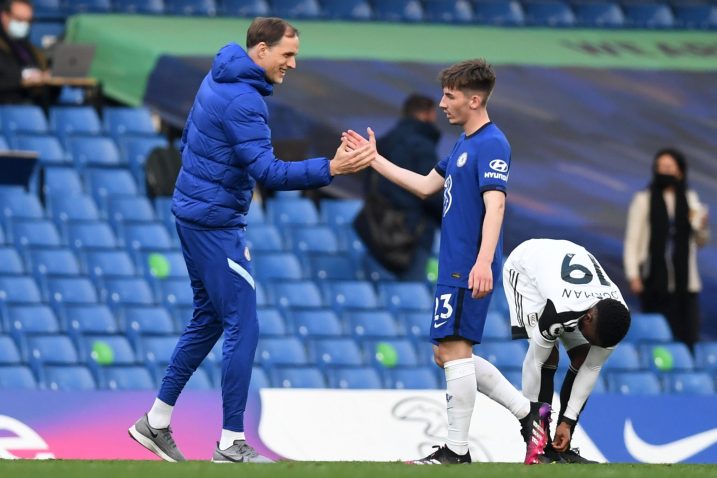 Thomas Tuchel i Billy Gilmour/Foto REUTERS