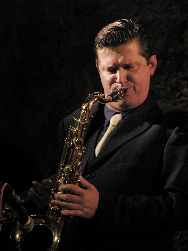 Tenor saksofonist Domagoj Ralašić / Foto : DAVOR HRVOJ 