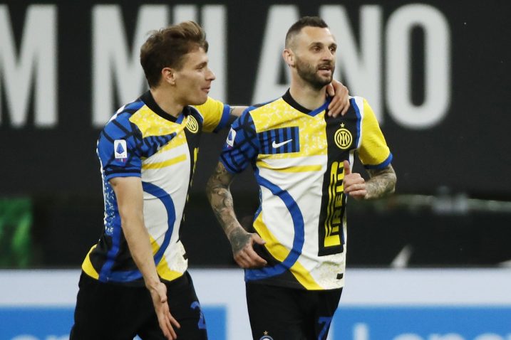 Marcelo Brozović i Nicolo Barella/Foto REUTERS
