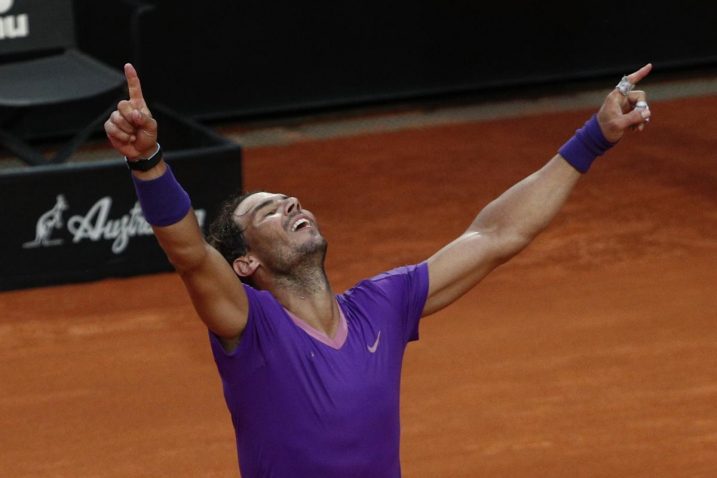 Rafael Nadal slavi naslov/Foto: REUTERS