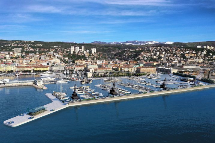 Vizualizacija nove riječke marine u Porto Barošu