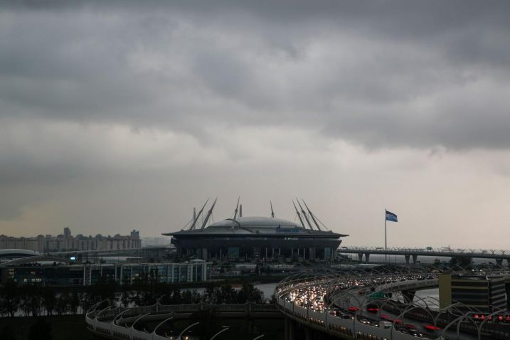 Gazprom Arena u St. Peterburgu/Foto REUTERS