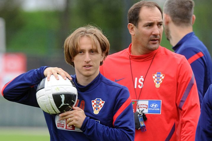 Luka Modrić i Igor Štimac/Foto Arhiva NL
