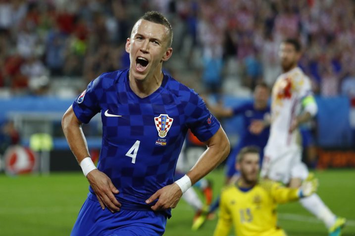 Ovako je Ivan Perišić proslavio gol Španjolcima u Bordeauxu/Foto REUTERS
