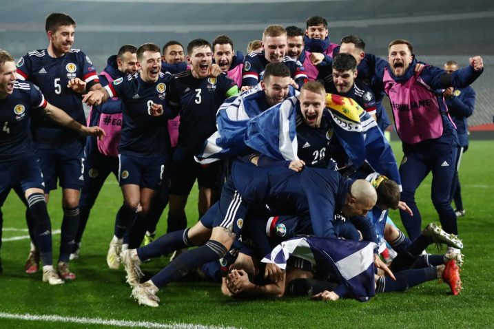 Nogometaši Škotske/Foto REUTERS