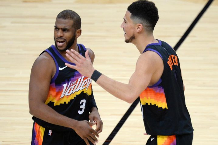 Chris Paul i Devin Booker/Foto: REUTERS