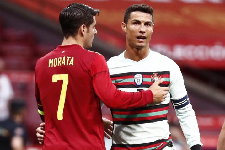 Cristiano Ronaldo i Alvaro Morata/Foto REUTERS