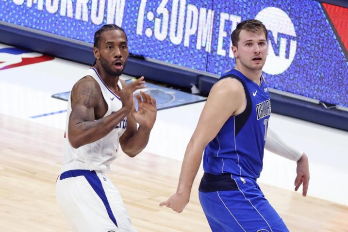 Kawhi Leonard i Luka Dončić/Foto: REUTERS