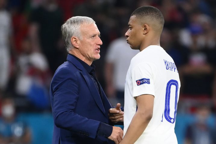 Didier Deschampes i Kylian Mbappe/Foto: REUTERS